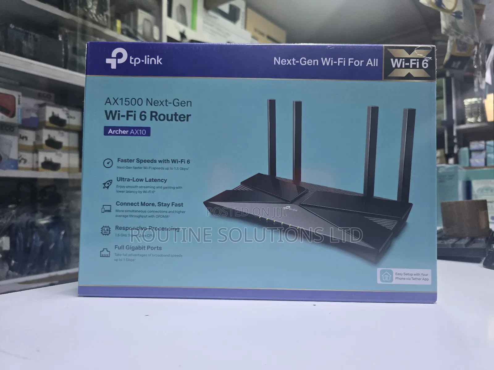 Tplink Ax1500 Wifi 6 Router Archer Ax10 Next-Gen Wifi for All