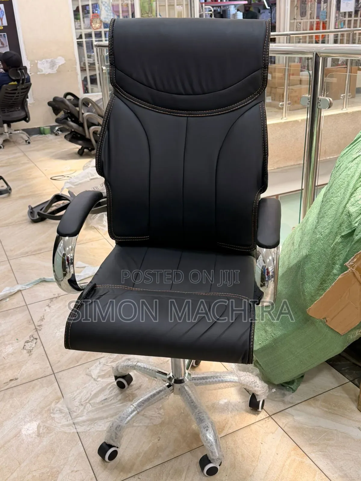 Ergonomic Executive Leather Chair