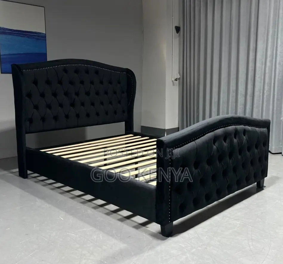 Home Bed; Comfortable Fabric Bed Frame For Home