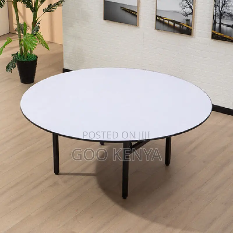 Home Table; Space-saving Foldable Wooden Dining Table