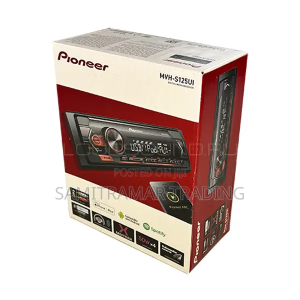 MVH-S125ui Pioneer Single Din Digital Media Receiver Front Usb/Aux-In