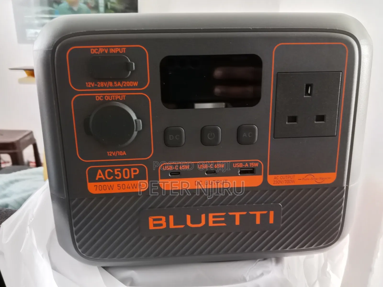 700w Bluetti Ac50p Portable Power Station 504wh