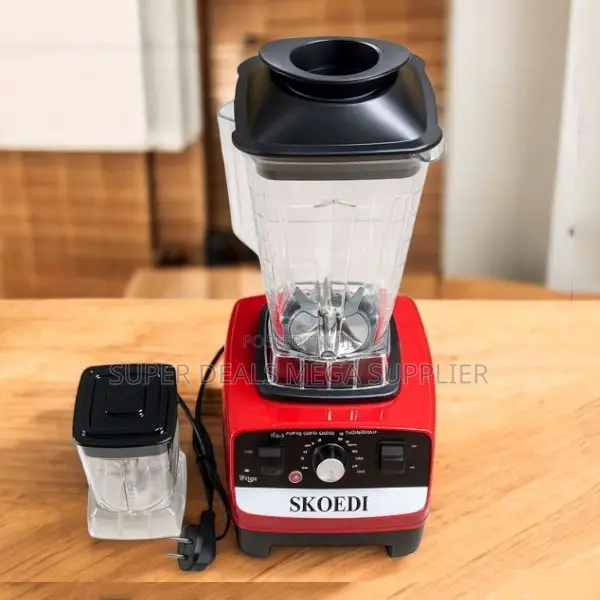 Skoedi 4500w 2-in-1 2.5l Blender Double Cup for Smoothie and Food