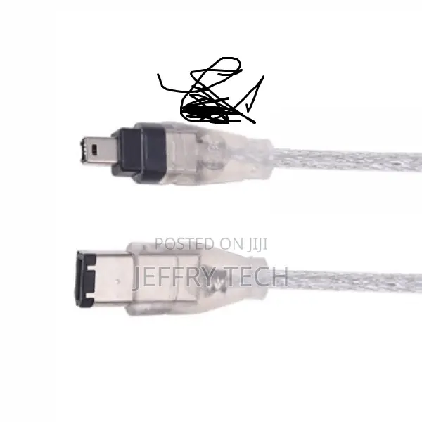 4 Pin to 6 Pin Firewire Ieee 1394 Digital Ilink Cable Cord for Video