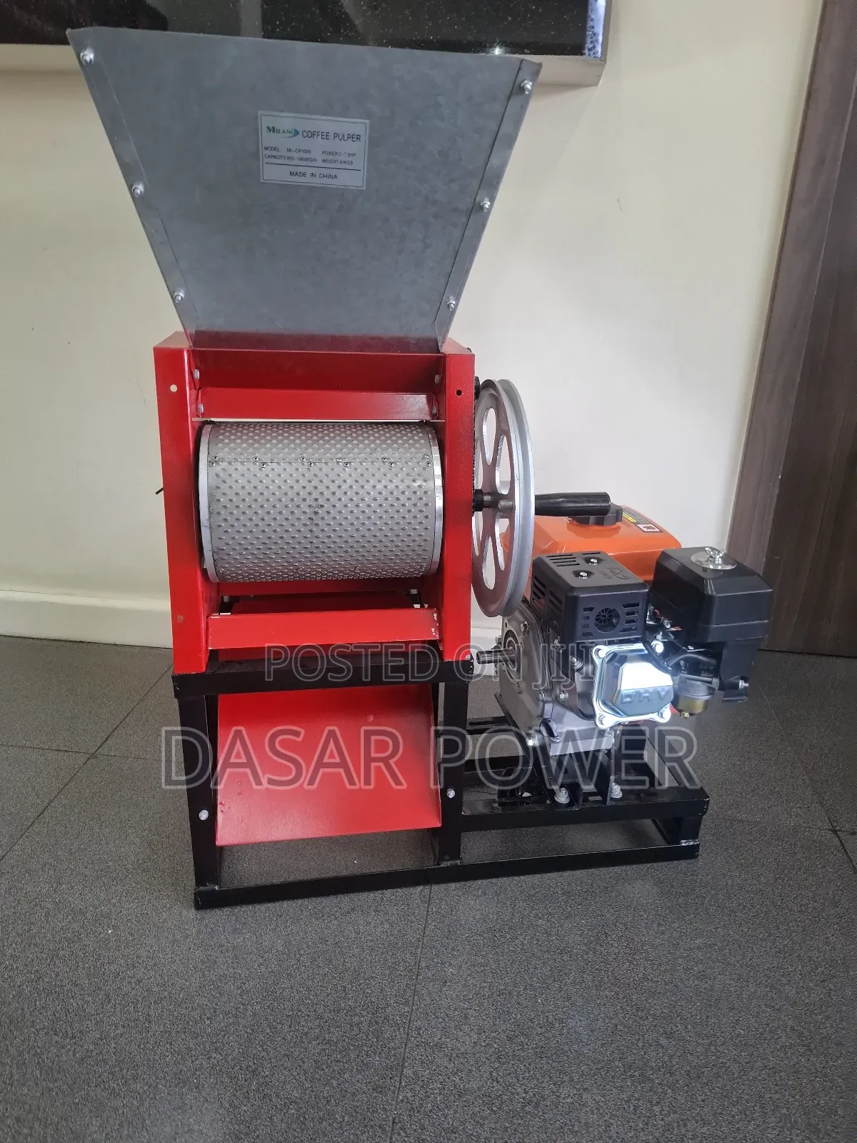Motorized Coffee Pulper Machine