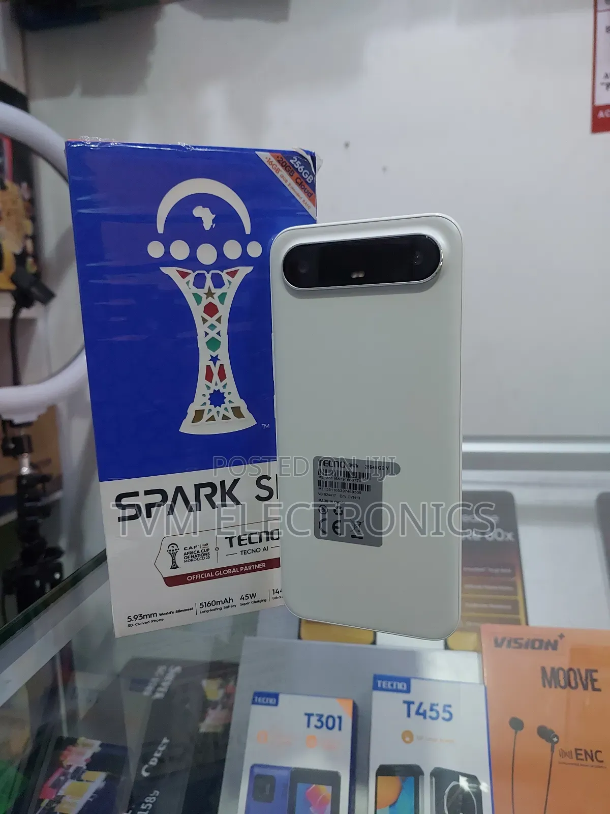 New Tecno Spark Slim 256 GB Black