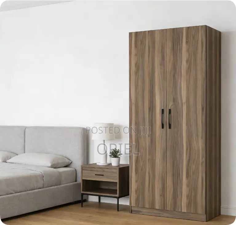 Modern Cabinet : 2-Door Modern Wooden Wardrobe Cabinet