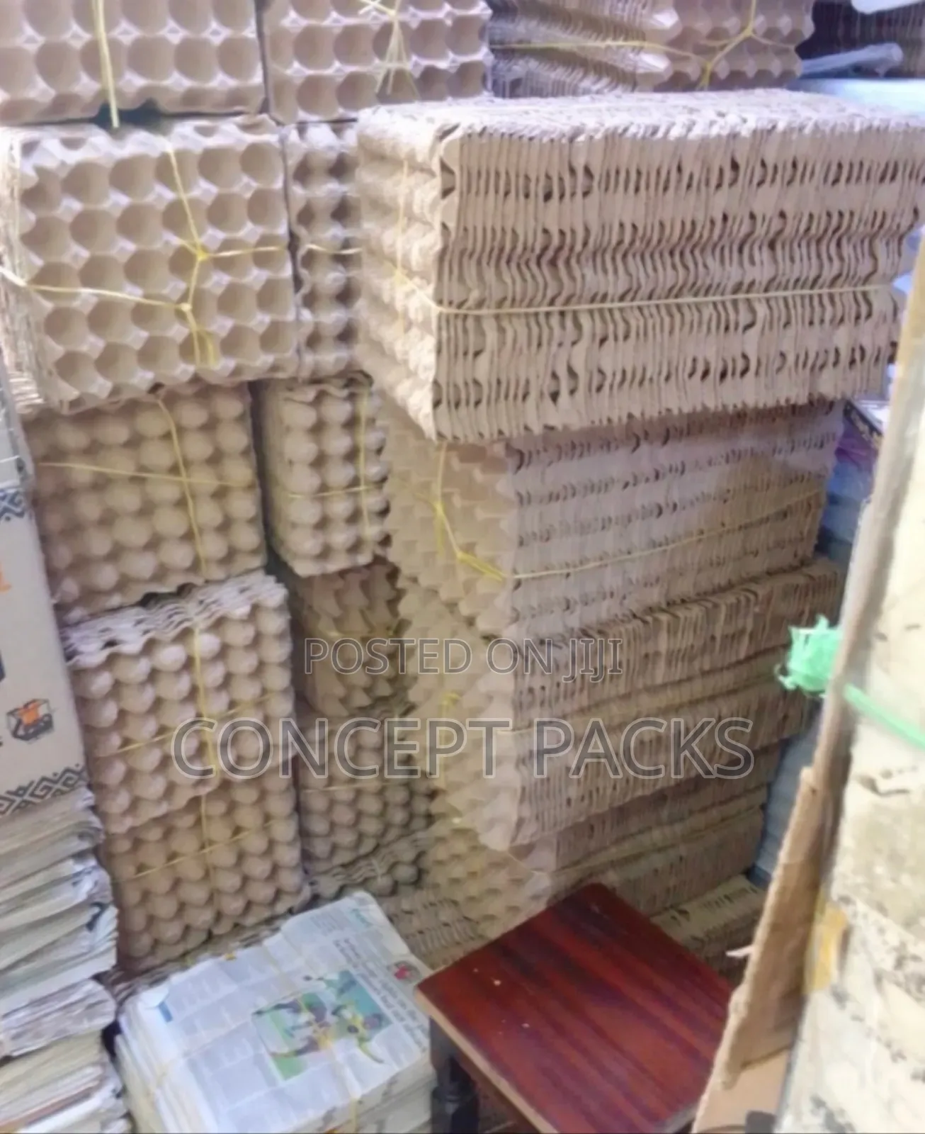 100pcs Carton Egg Storage Trays