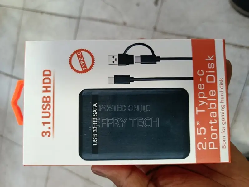 2.5" External Hard Drive Enclosure Usb 3.1 Type-C Interface.