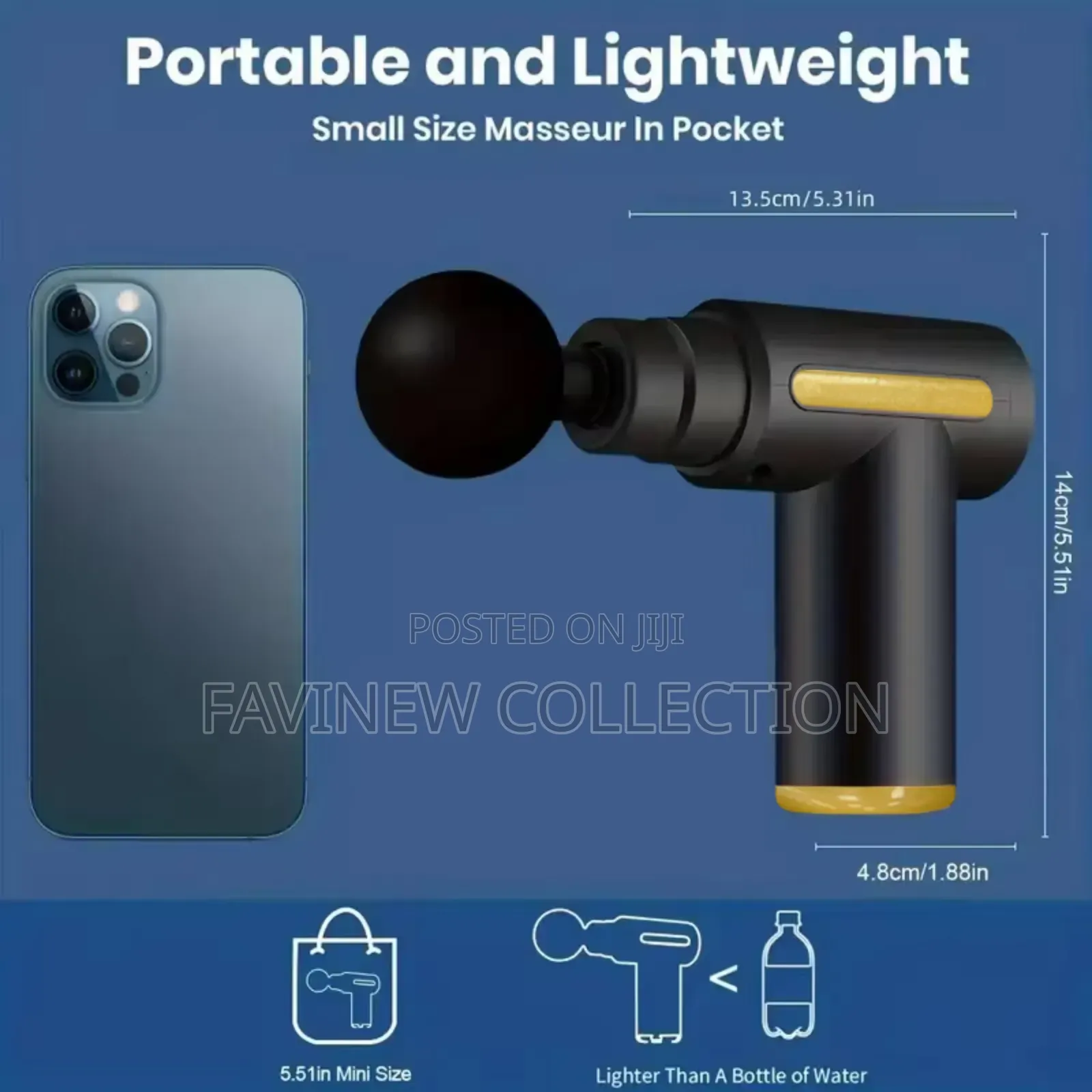 5 in 1 Portable Gun Massager