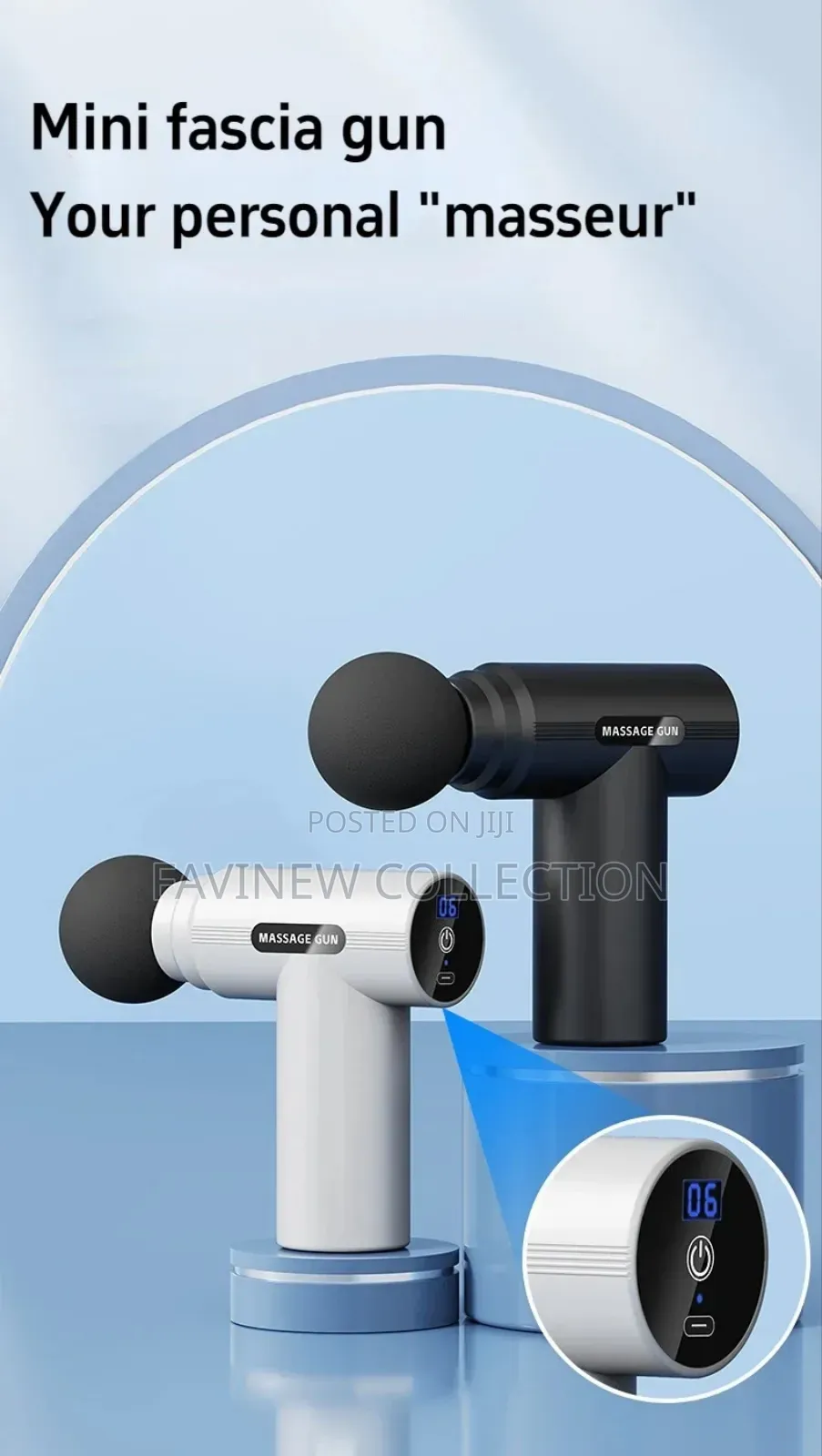 5 in 1 Portable Gun Massager
