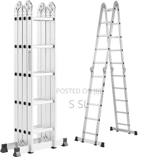 Multipurpose Ladder 4x5 Full Straight Height: 6 Meters