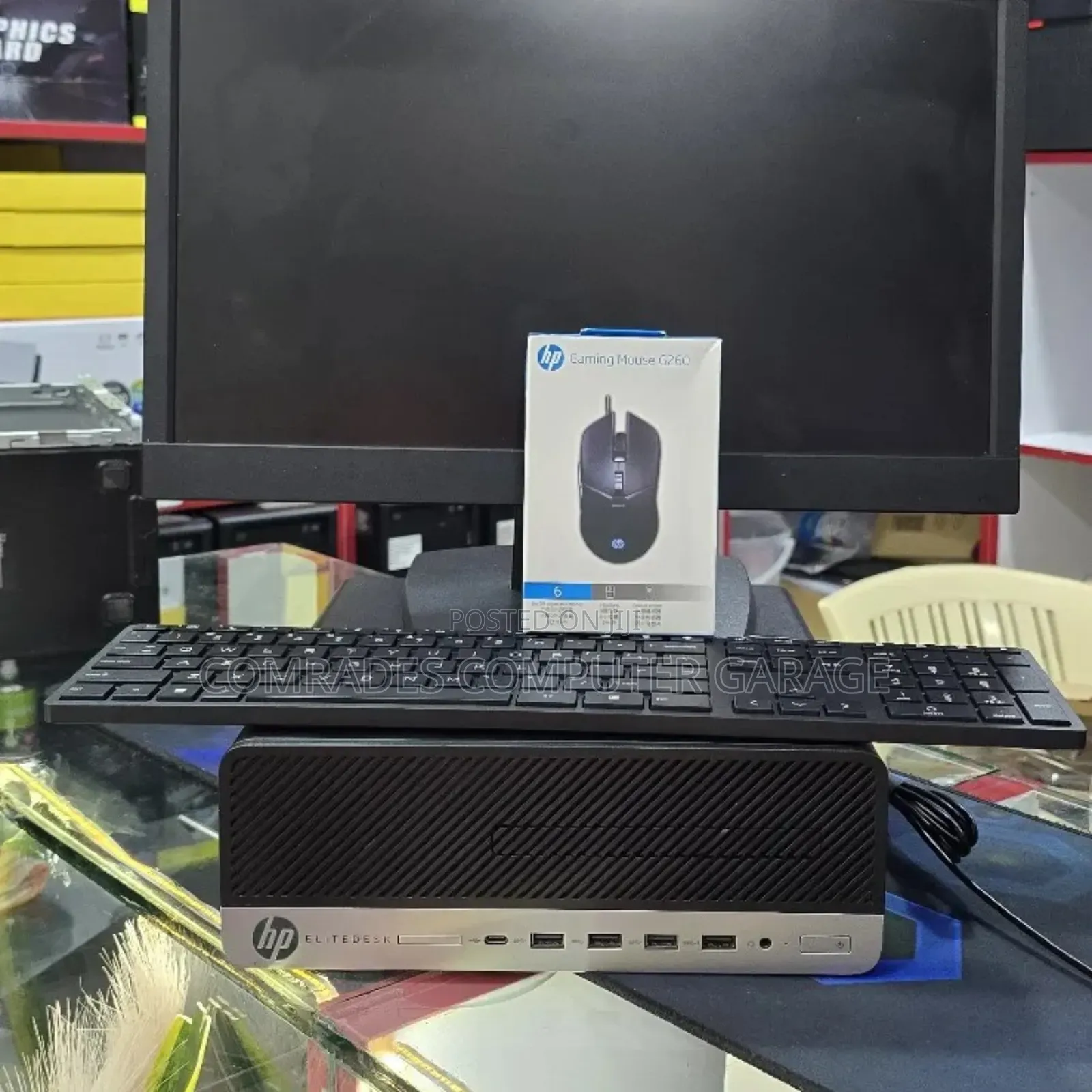 Desktop Computer HP EliteDesk 800 8GB AMD Ryzen 5 HDD 500GB