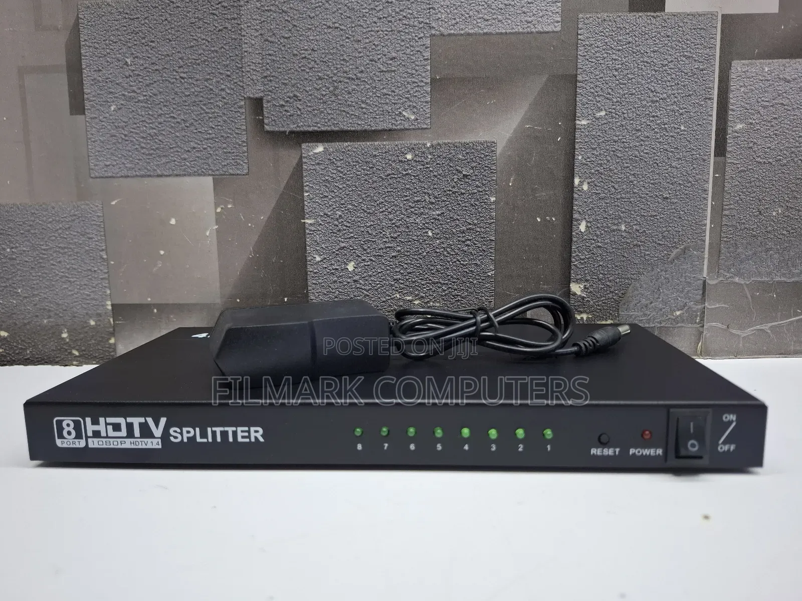 1 X 8 Full Hd 1080p Hdmi Splitter With Switch, Support 3d & 4k X 2k