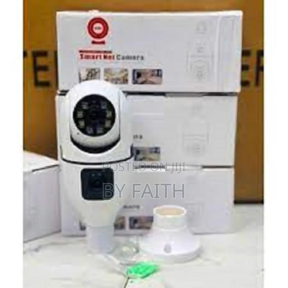High Performance V380 Pro 1080p 2mp PTZ Dual Lens Wifi Bulb Camera