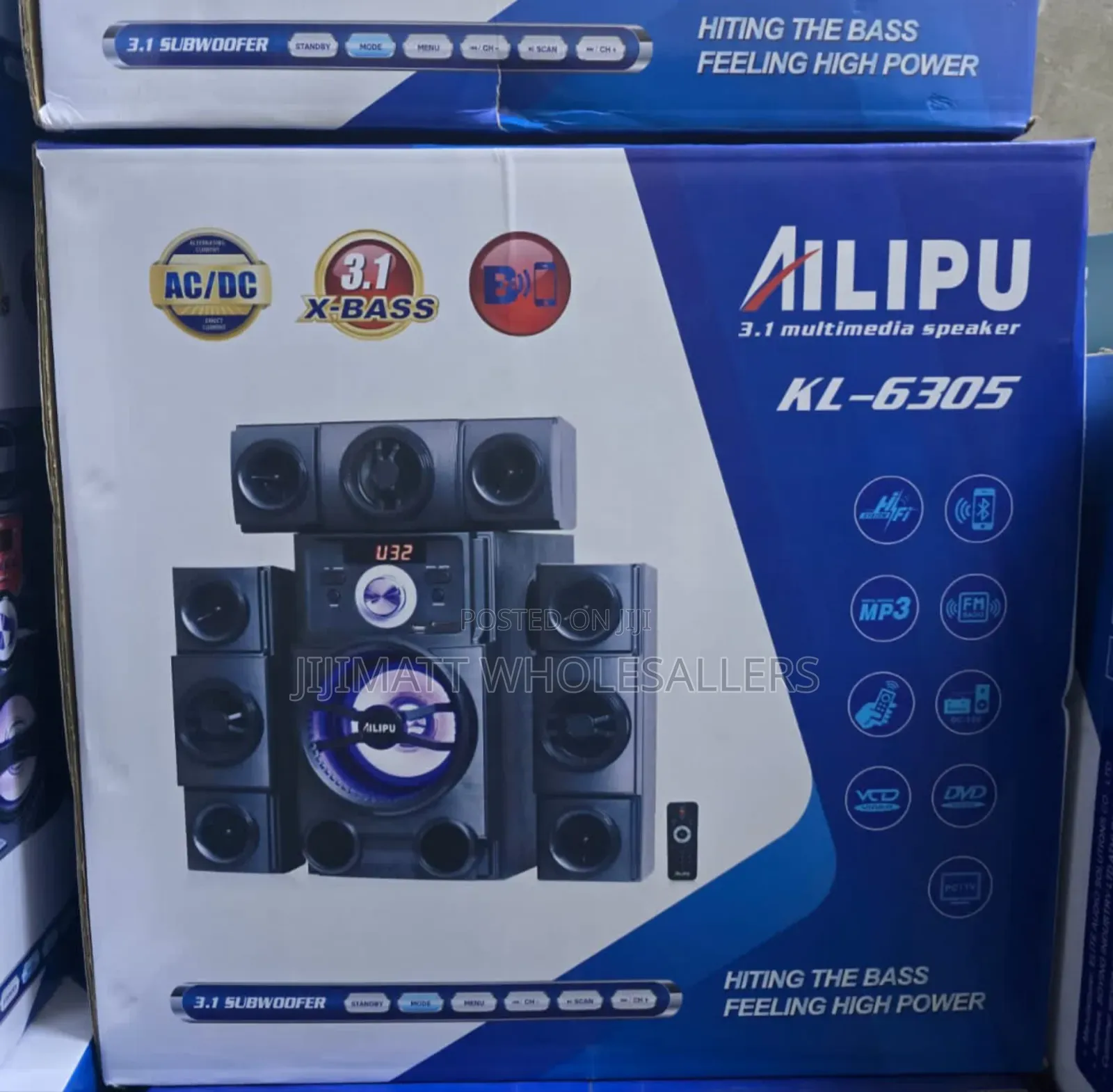 3.1ch Ailipu Homethearte Multimedia Speaker System Woofer