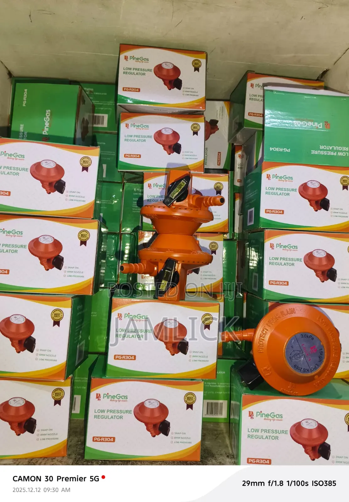 13kg Pine Gas Low Pressure Regulator –Mt