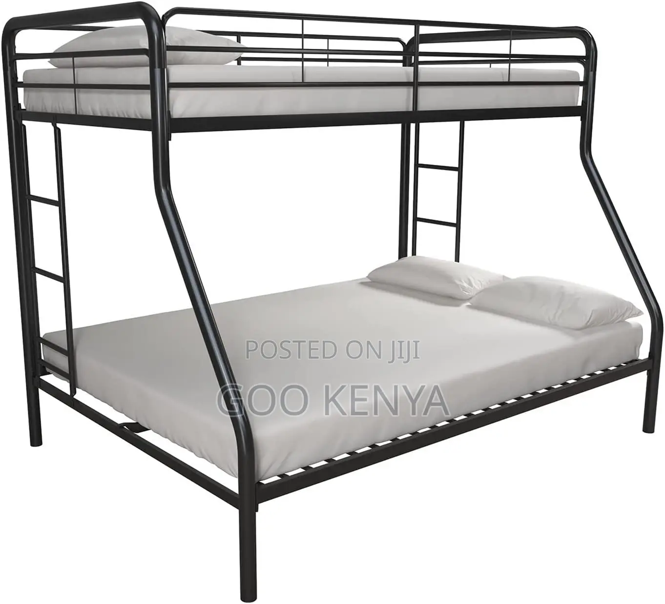 Home Bed; Space-saving Steel Kids Bunk Bed With Stairs