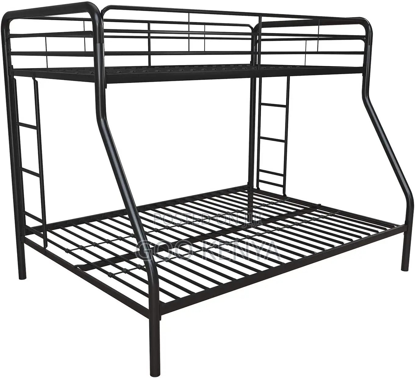 Home Bed; Space-saving Steel Kids Bunk Bed With Stairs