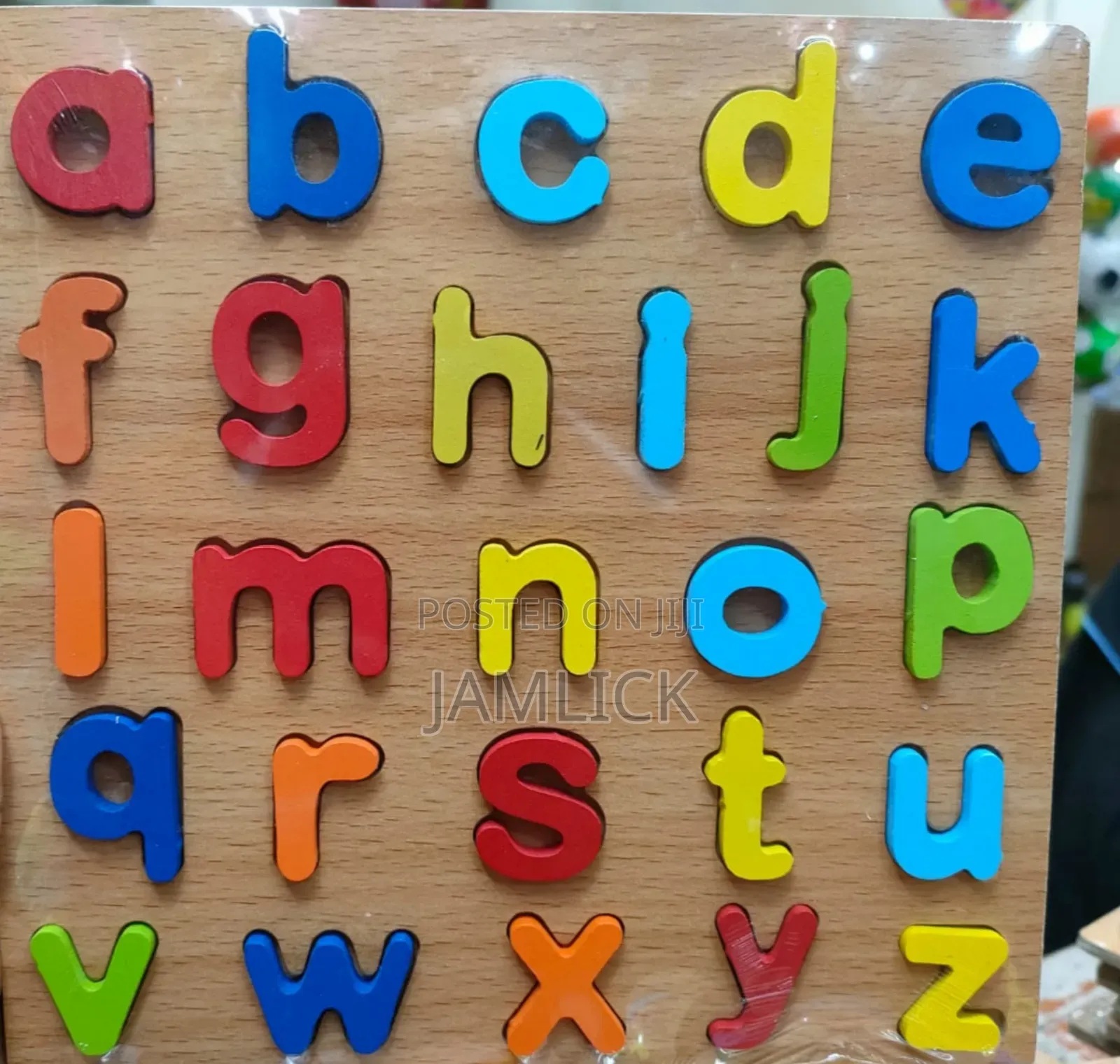 Lowercase A,B,C Wooden Puzzles – Educational Alphabet Toy - Jy