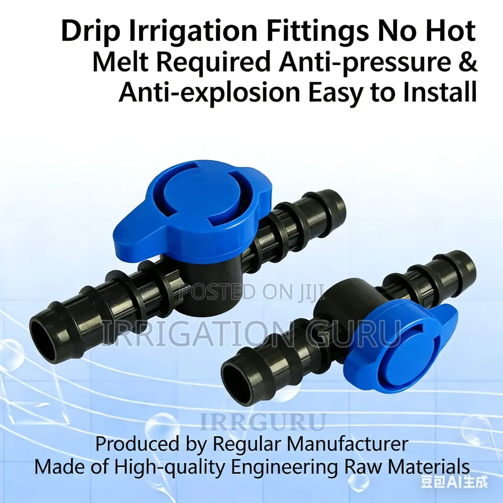 16mm Drip System Maintenance Valve