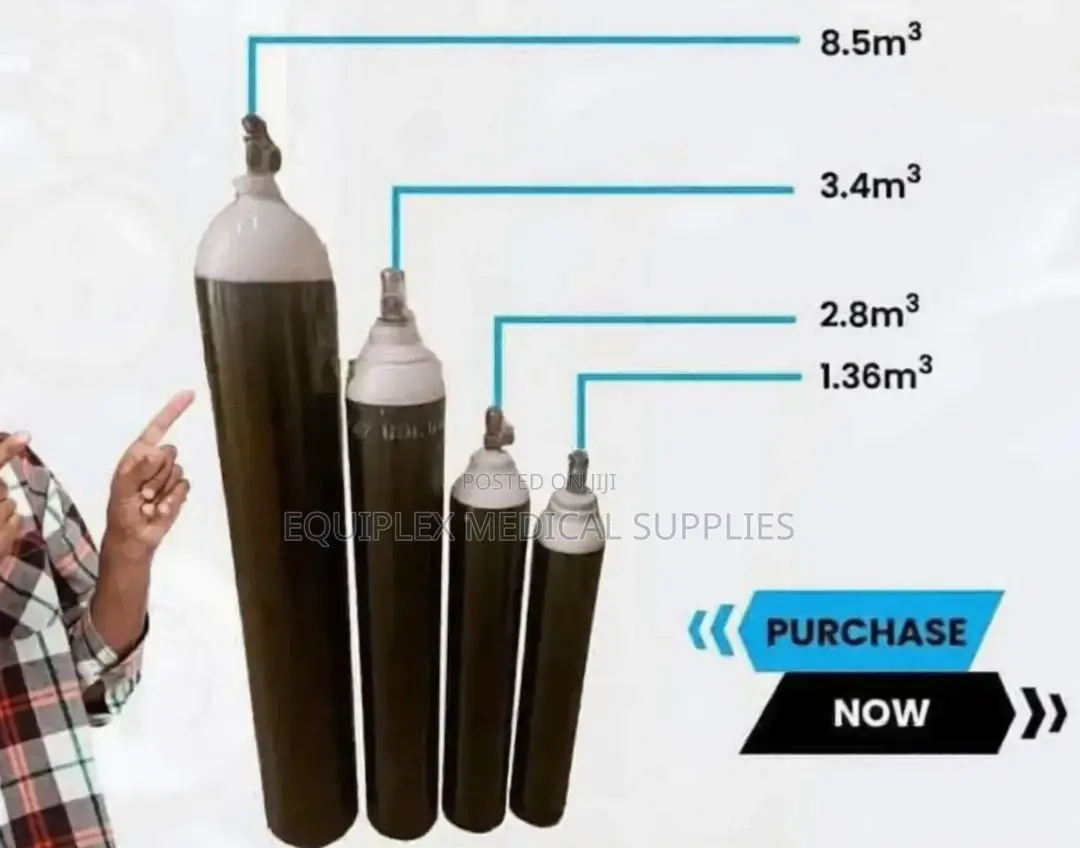 Refilling 1.36m3 Oxygen Cylinders