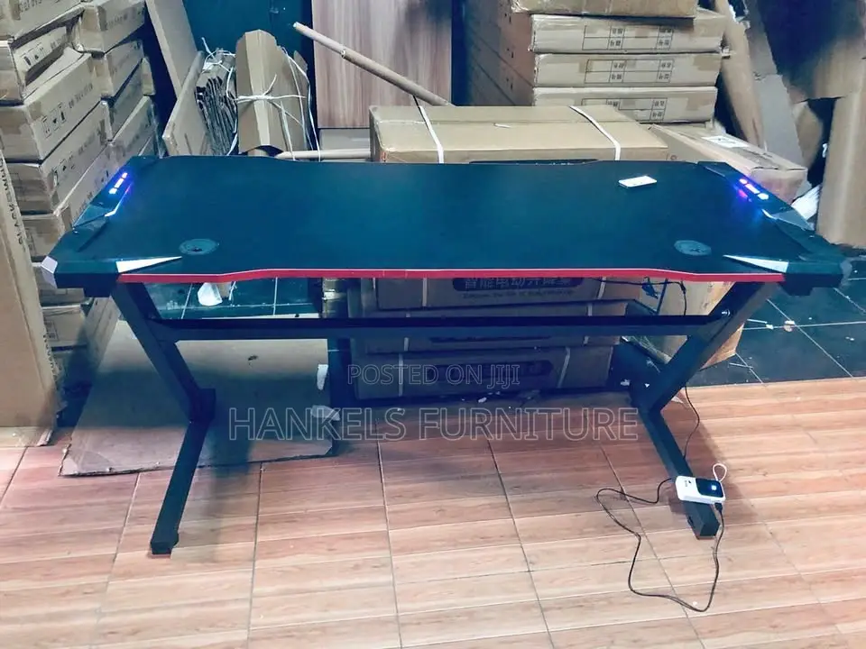 Gaming Computer Desk With Led Lights