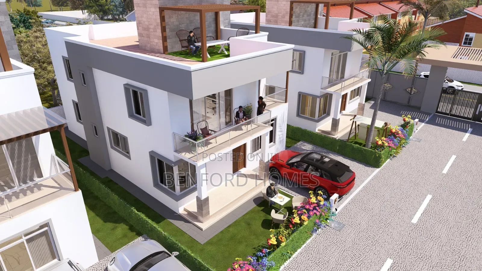 Furnished 5bdrm Townhouse/Terrace in Links Roads, Nyali for sale