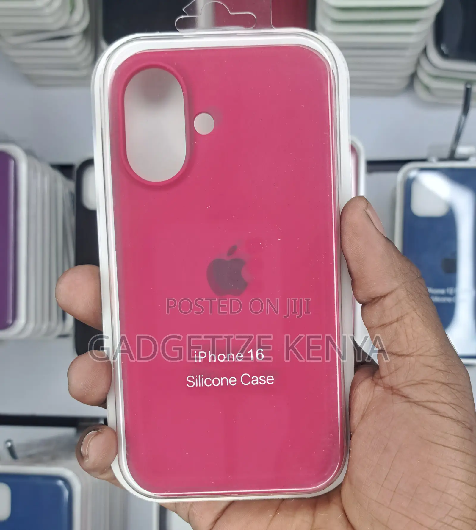 Thick Silicone Matte Back Case Cover for iPhone 16 Series