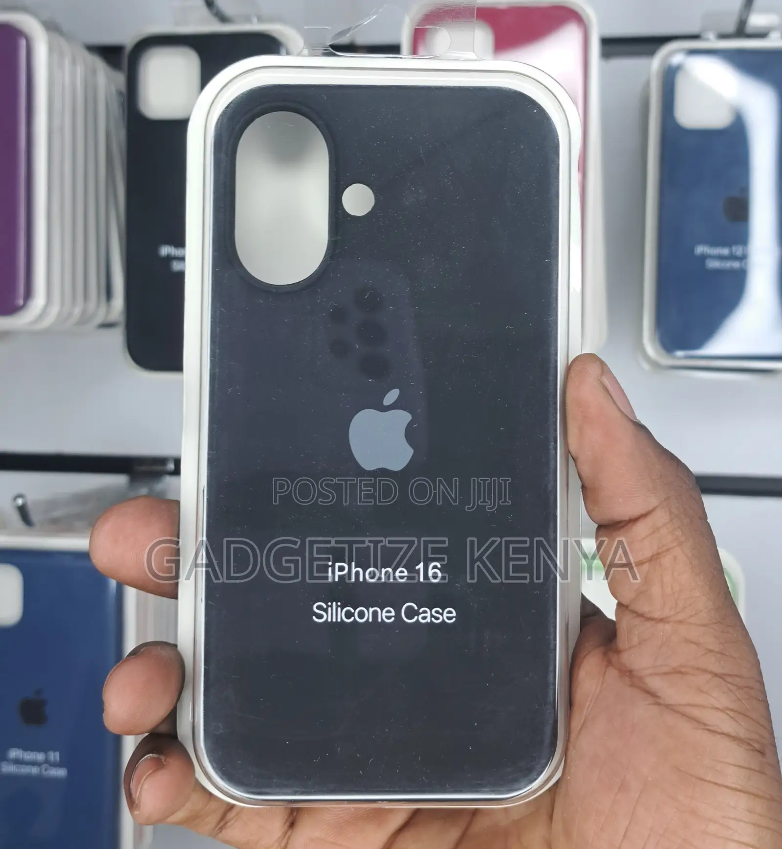 Thick Silicone Matte Back Case Cover for iPhone 16 Series