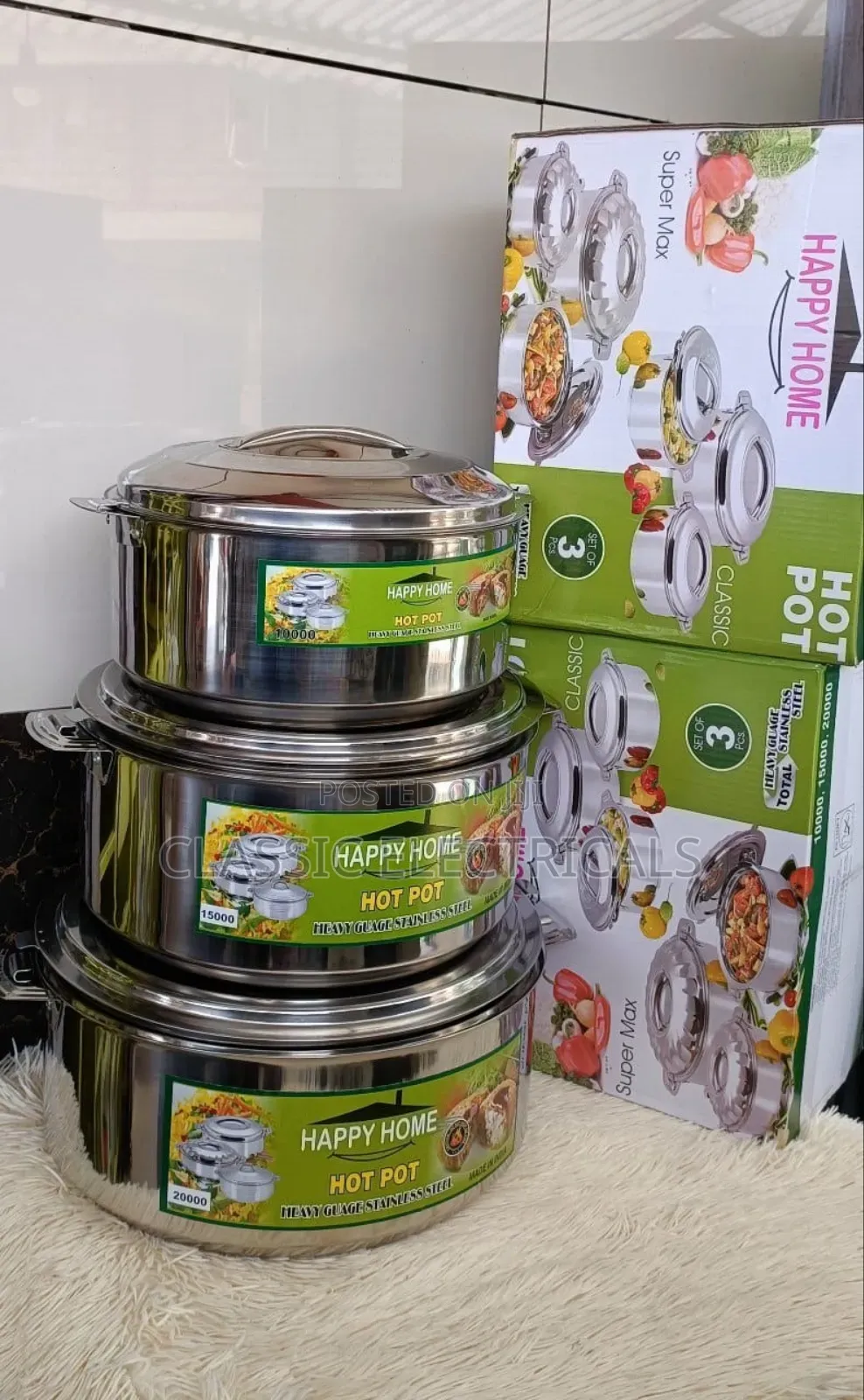 3 PCS Hot Pots