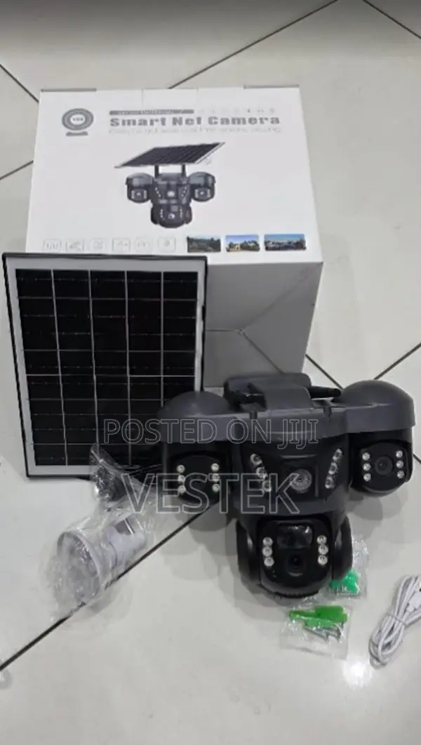 Solar PTZ CCTV Camera 4g V380 Pro Camera Two Way Audio PTZ 360 Degrees