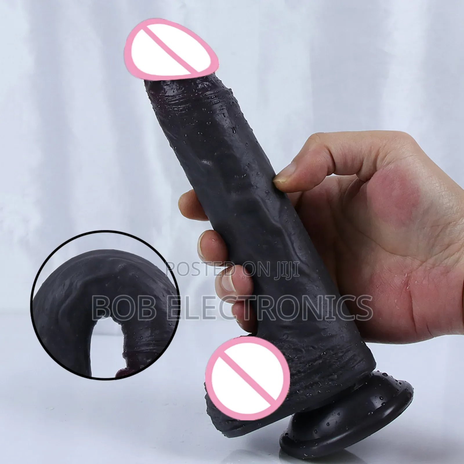 Silicon Big Dark Berry Dildo