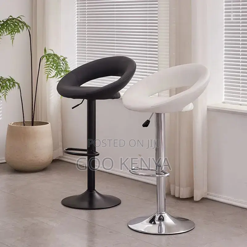 Home Bar Stool; Modern Bar Stool With Swivel & Height Adjustment