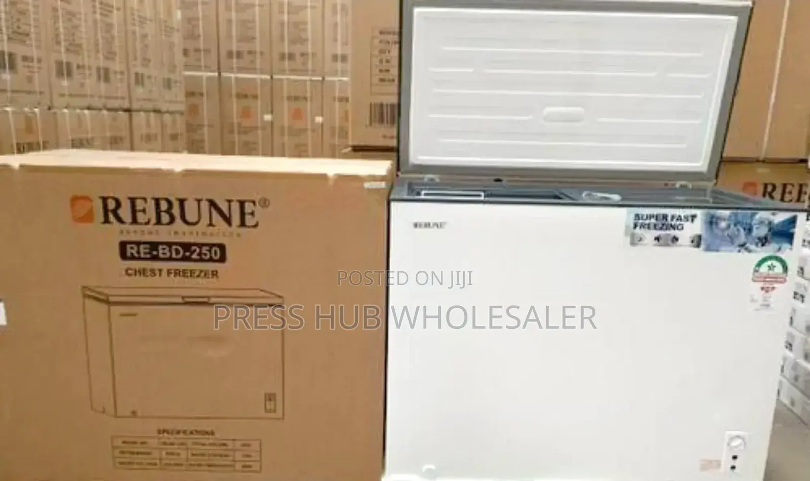 Rebune 250l Energy Saver Chest Freezer.* 