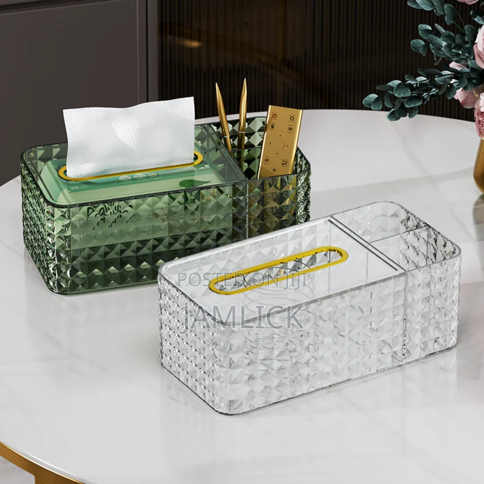 Spring Fitted Acrylic 3 Slot Serviette Holder - Pm