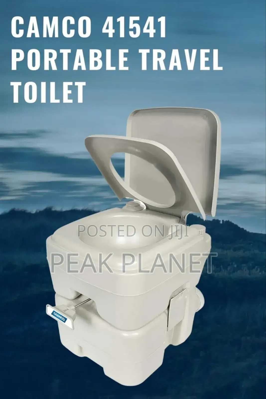 High Capacity Portable Toilet for Outdoor Use