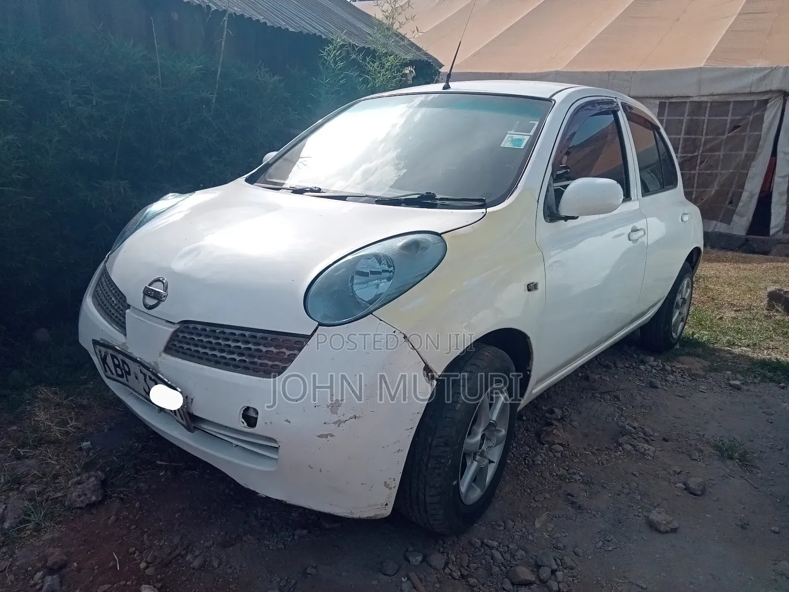 Nissan March 2004 White