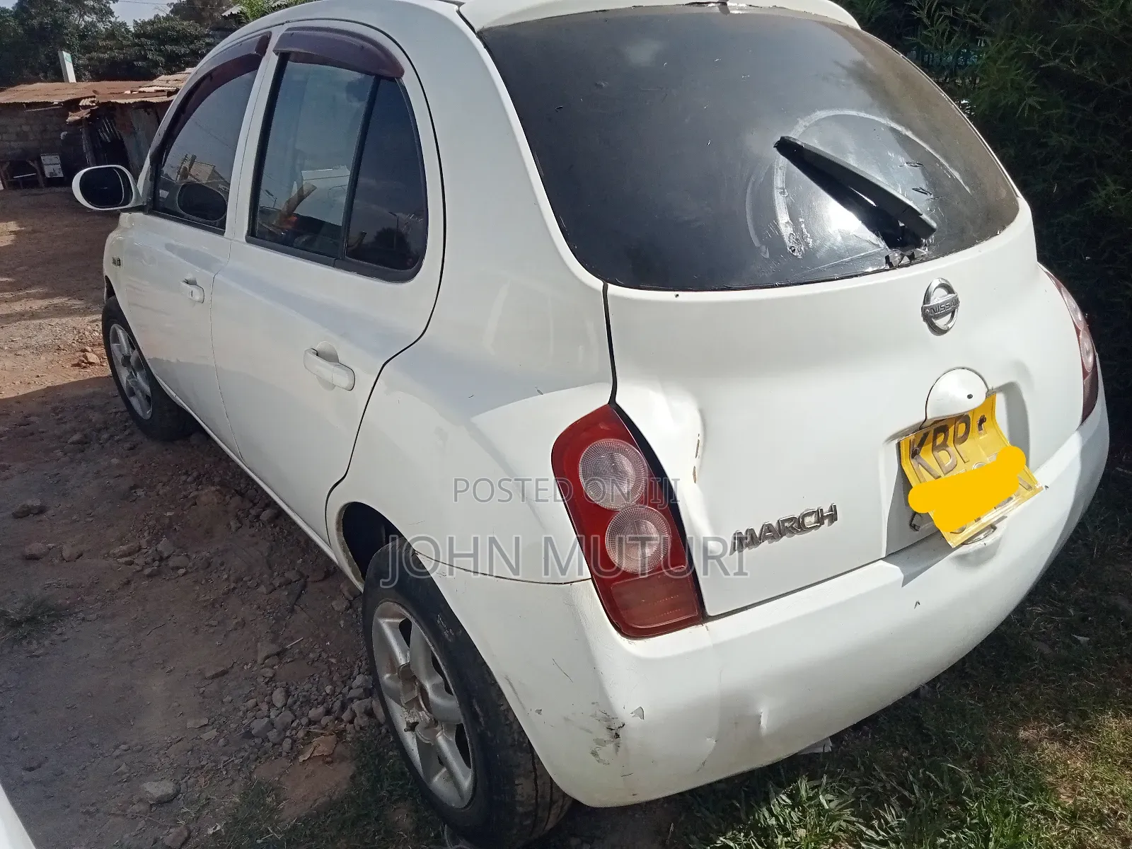 Nissan March 2004 White
