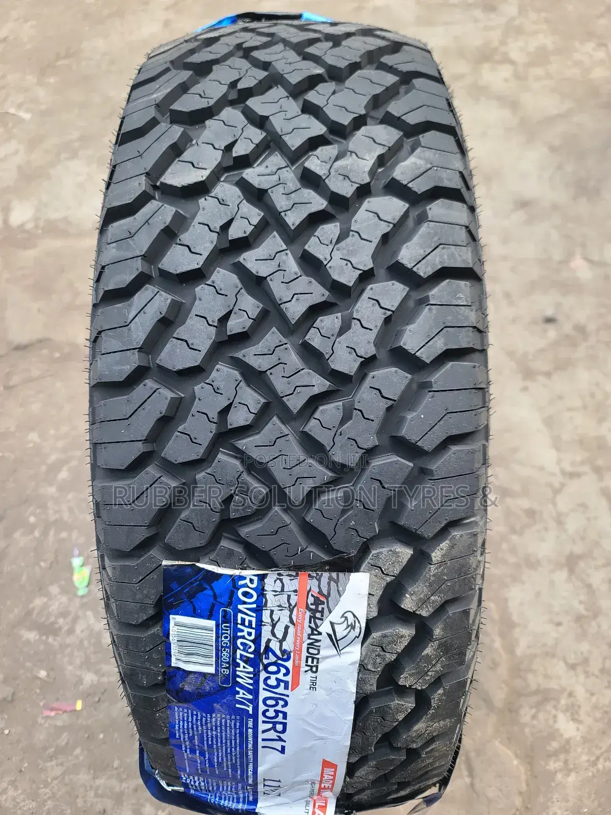 265 /65 R17 Atlander Tyres Roverclaw a/T All-Terrain Made in Thailand