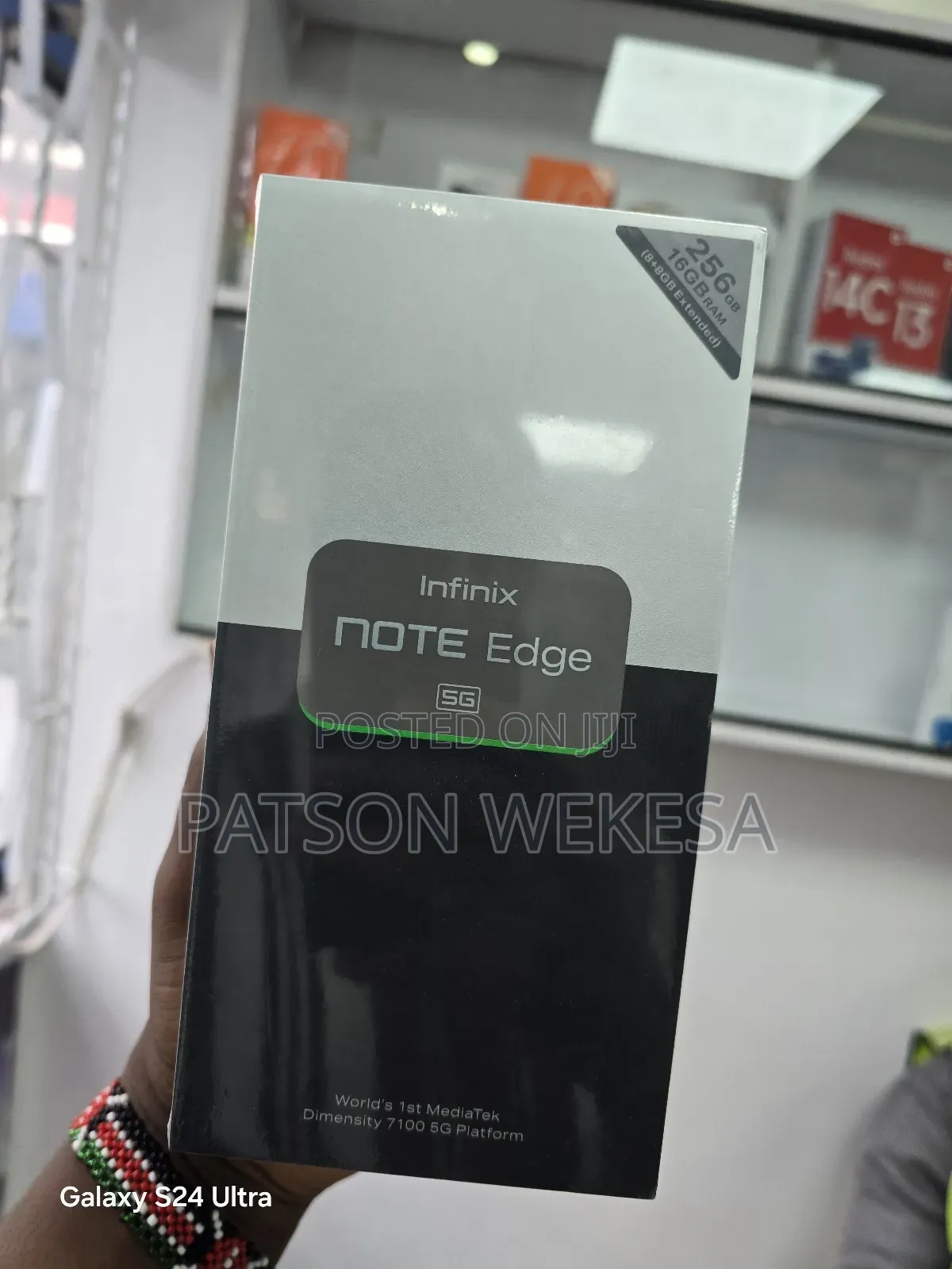 New Infinix Note Edge 256 GB Gray
