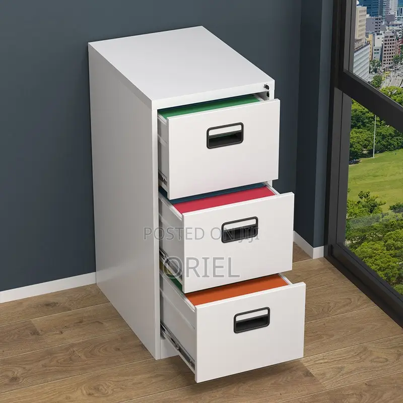 Office Cabinet; Legal/Letter Size 3-Drawer Filing Cabinet