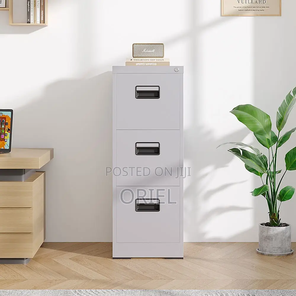 Office Cabinet; Legal/Letter Size 3-Drawer Filing Cabinet