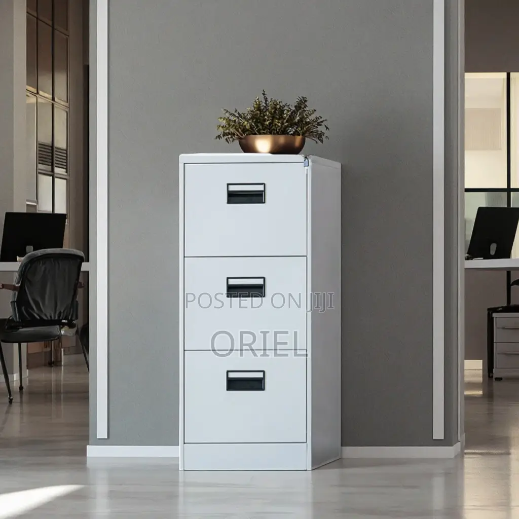 Office Cabinet; Legal/Letter Size 3-Drawer Filing Cabinet