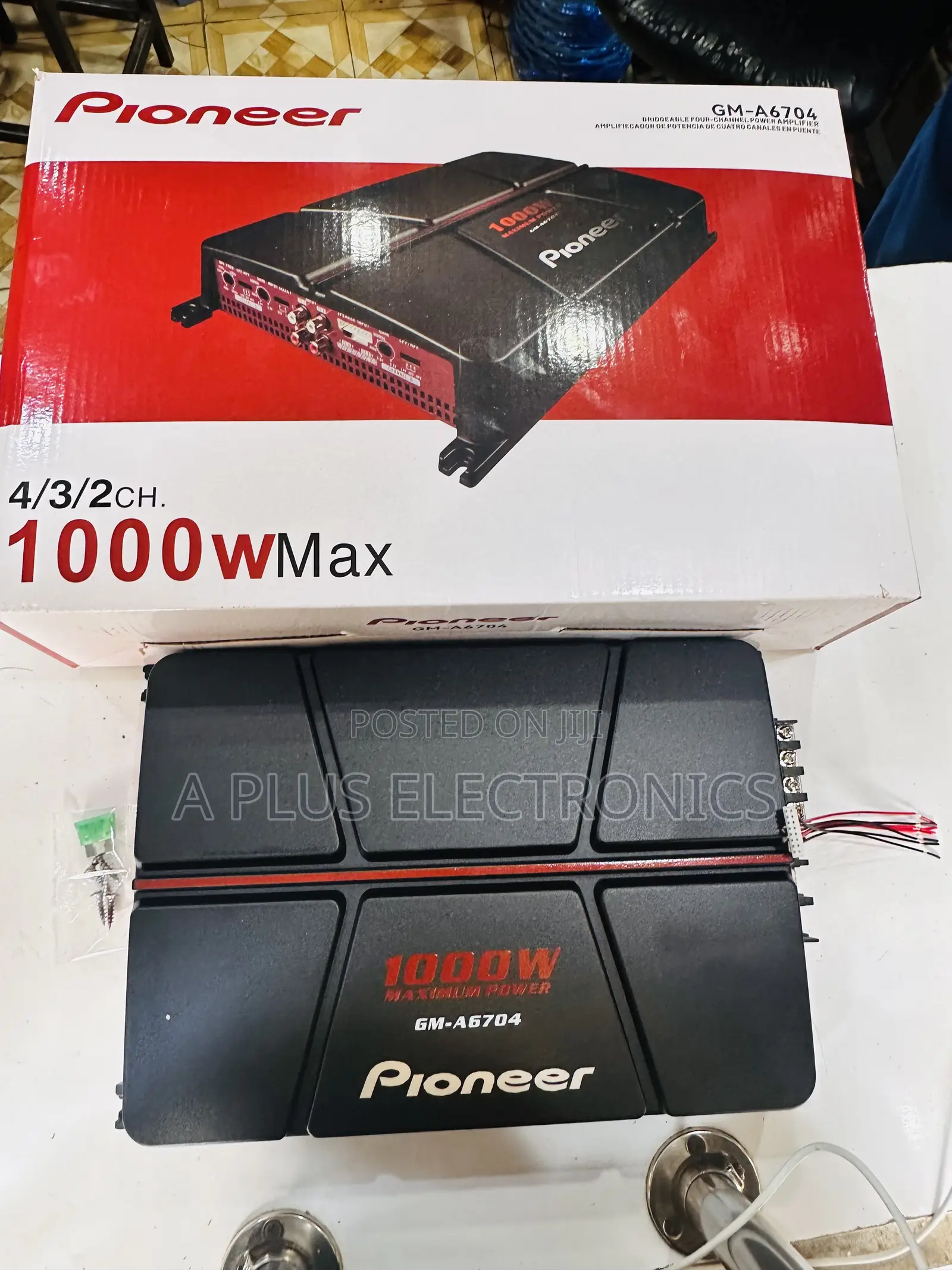 Pioneer Gm 6704 Amplifier 1000w Durable Car Audio Amp