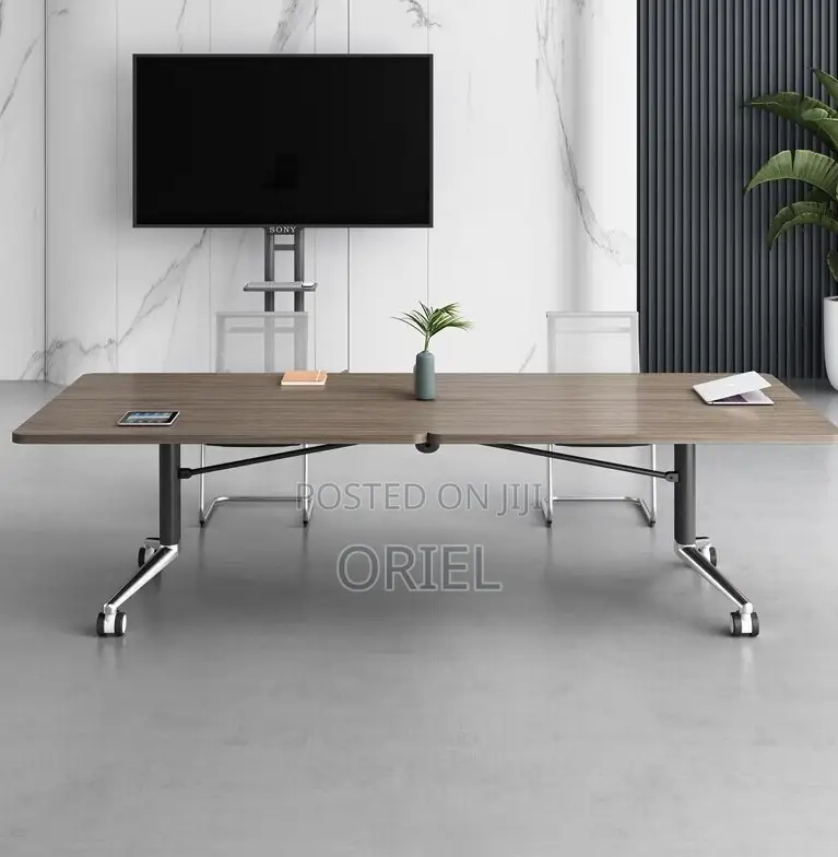 Boardroom Tables; Foldable Conference Room Table With Wheels