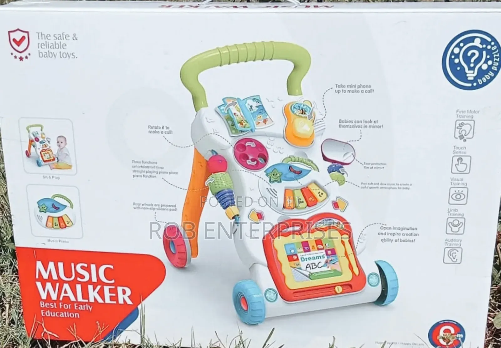 Musical Baby Push Walker