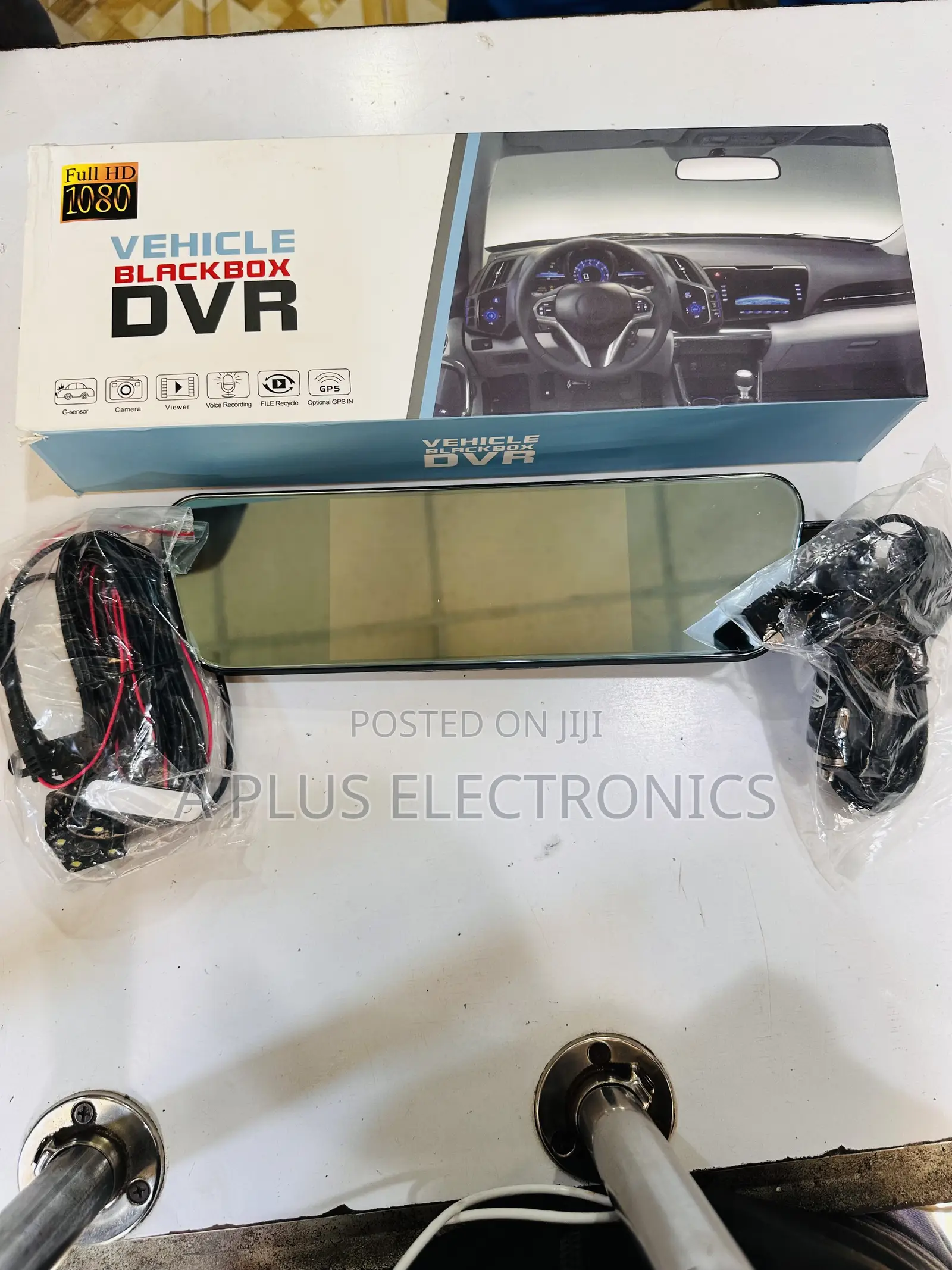 702 2 Way Rear Mirror Dash Camera 5 Inch Screen High Quality Dual