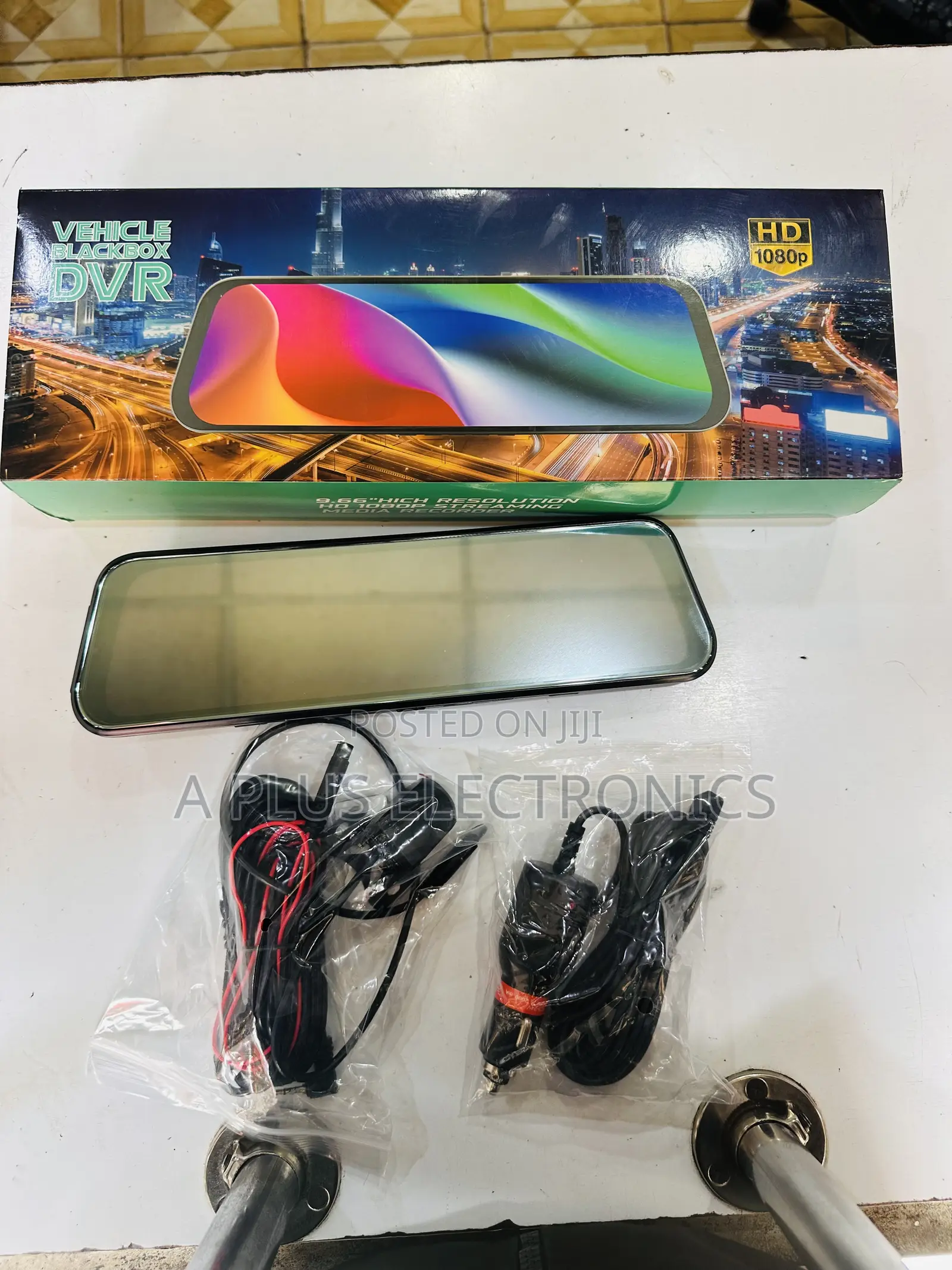 9.66 Inch Full Screen Dual Dash Camera (Front and Back)Security Camera