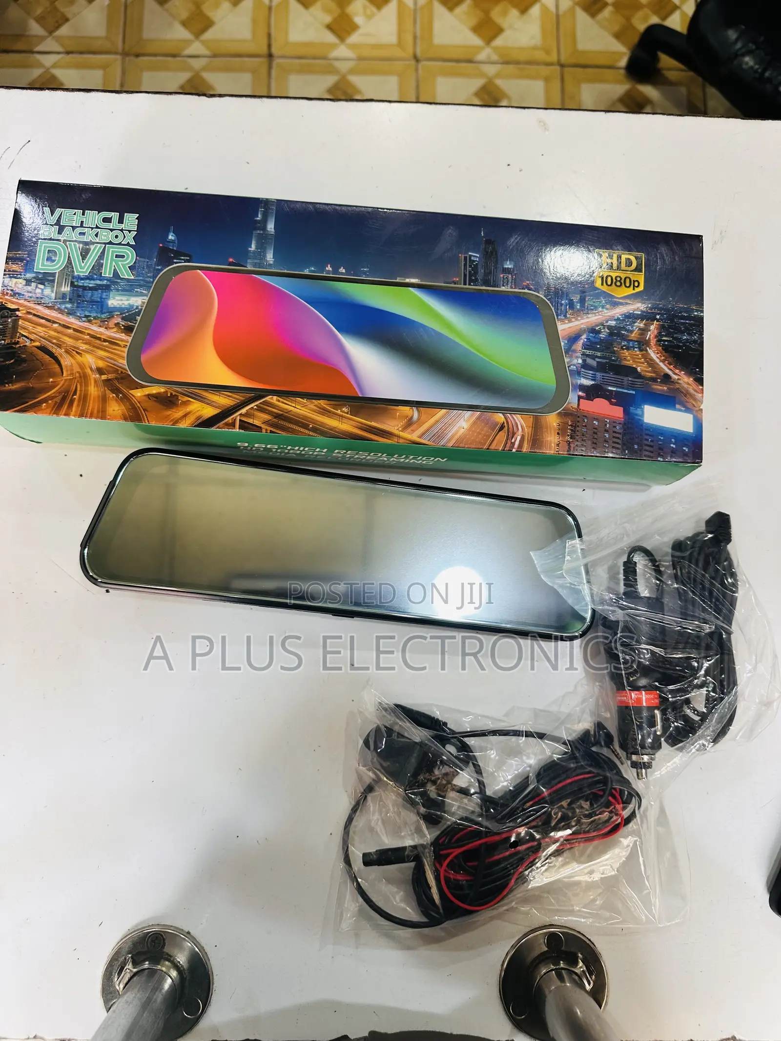 9.66 Inch Full Screen Dual Dash Camera (Front and Back) Loop G Sensor